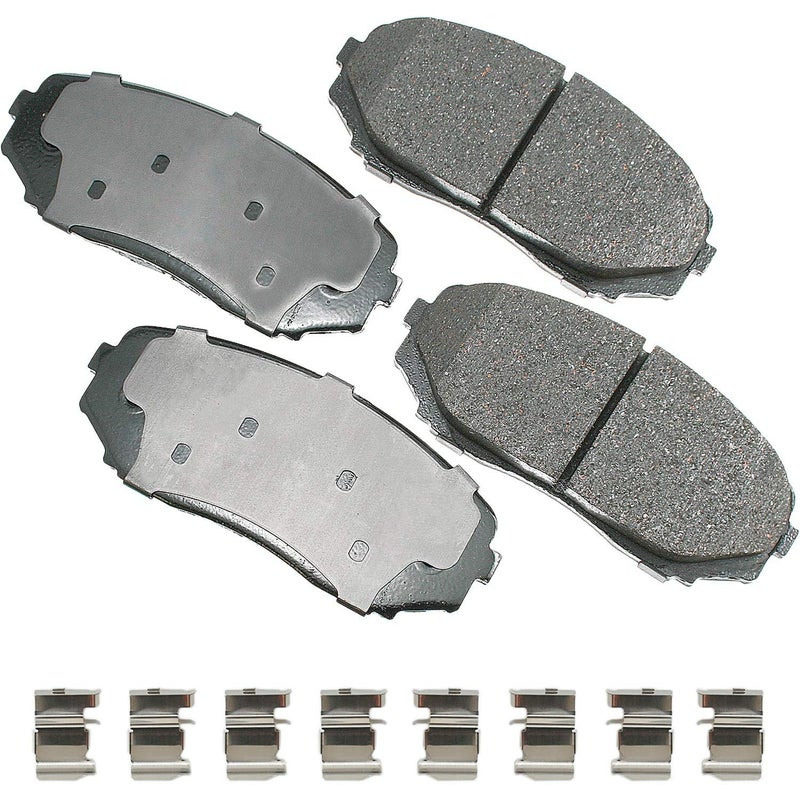 Akebono Brake Pad Set (ACT1258) , GREY